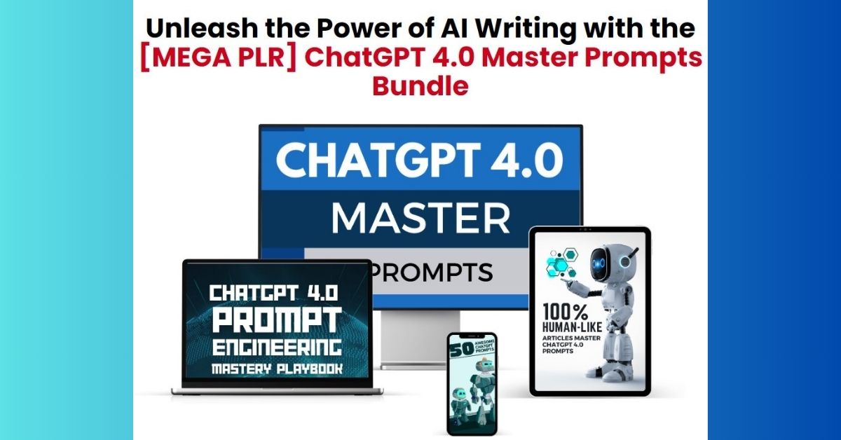 MEGA PLR ChatGPT 4.0 Master Prompts Bundle